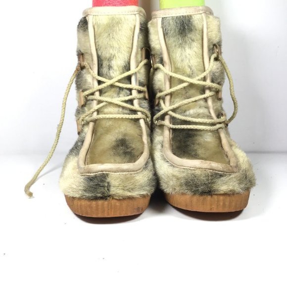 Dunham Winter Boots Tan/Black Size 7 - Picture 7 of 12